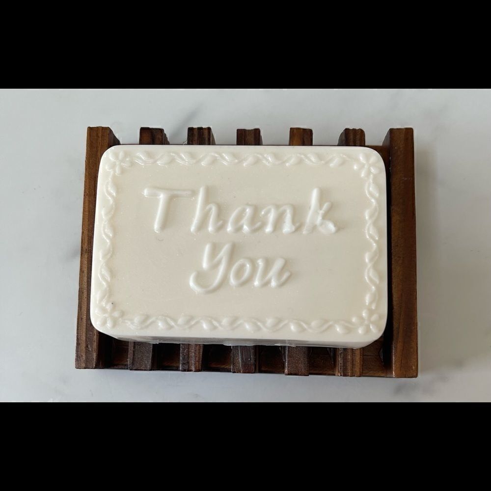 Thank you 💖 soap bars- SET OF 3 Handmade goats milk natural soap